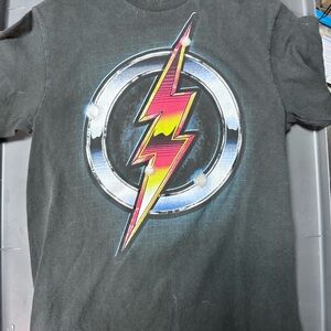 DC Black Flash Logo Kids Short Sleeve Tee